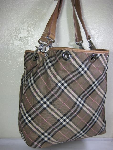 burberry blue label tote bag|burberry tote bags second hand.